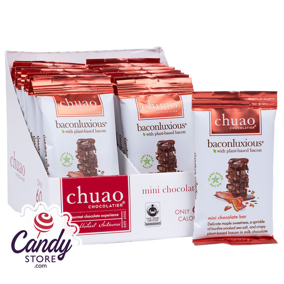 Chuao Mini Baconluxious Plant-Based Bars  - 24ct