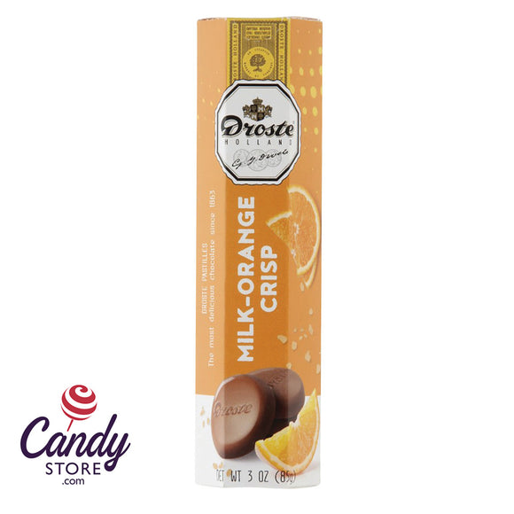 Droste Pastille Milk Chocolate Orange Crisp - 12ct Boxes