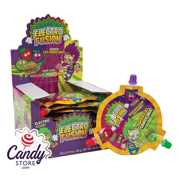 Electro Fusion Sour Gel Candy Mix - 18ct