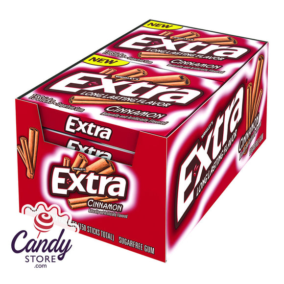 Cinnamon Extra Gum 15-Stick Packs - 10ct