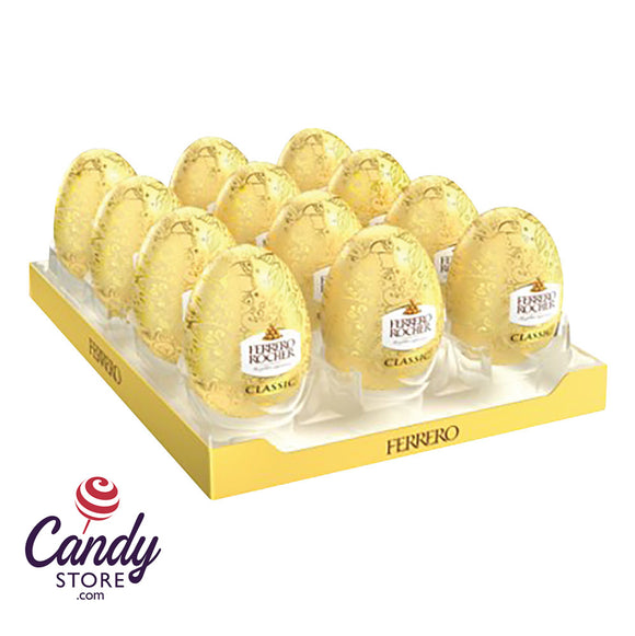 Ferrero Rocher Hollow Chocolate Eggs - 12ct