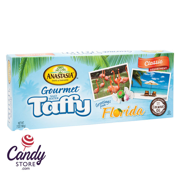 Florida Postcards Taffy Box Anastasia - 12ct