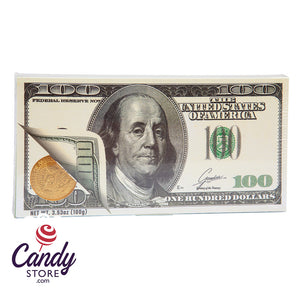 Fort Knox Chocolate Mega Banknote Candy - 12ct