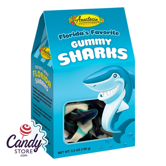 Gummy Sharks Gable Box Anastasia - 12ct