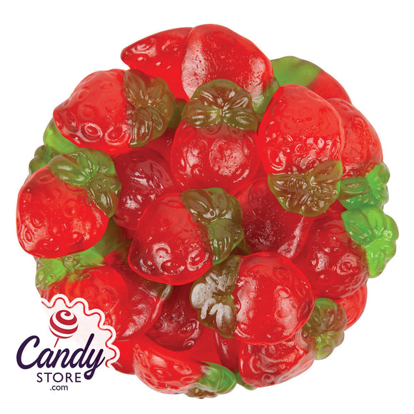 Gummy Strawberries Candy - 5lb Bulk