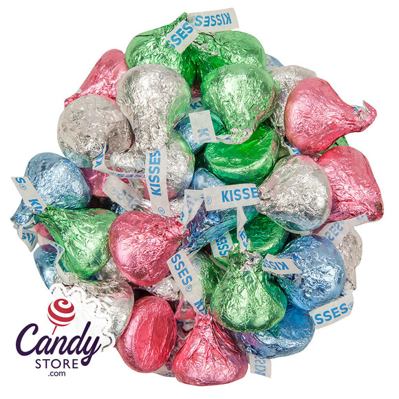 Hershey's Kisses Pastel Foils - 4.17lb