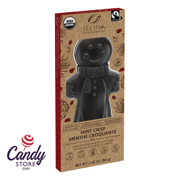 Jelina Dark Chocolate Gingerbread Men - 24ct