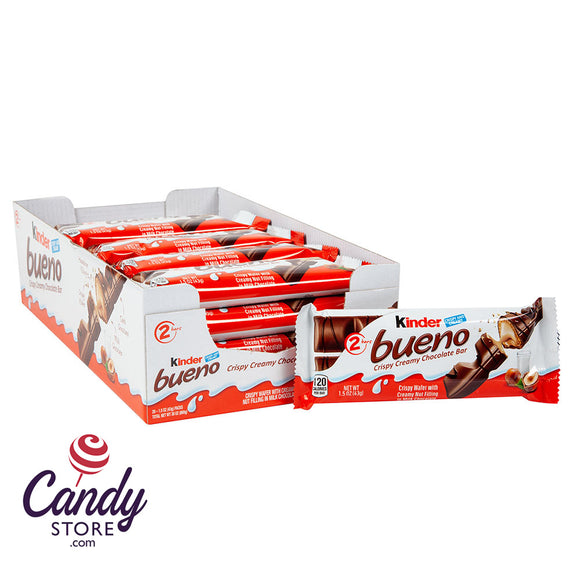 Kinder Bueno Chocolate Wafer Cookies - 20ct