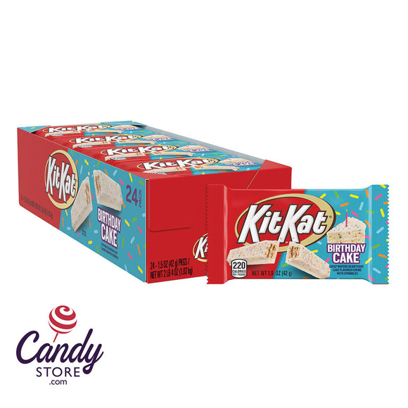 Kit Kat Birthday Cake - 24ct Packs