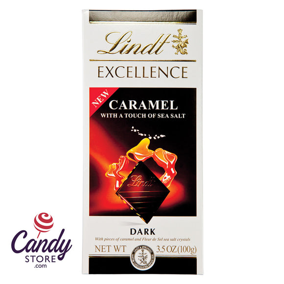 Lindt Excellence Caramel and Sea Salt Bars - 12ct