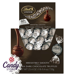 Lindt Lindor 60% Extra Dark Truffles - 60ct