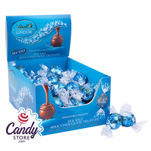 Lindt Lindor Milk Chocolate Sea Salt Truffles - 60ct