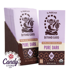 Madecasse 80% Dark Chocolate Bars - 12ct