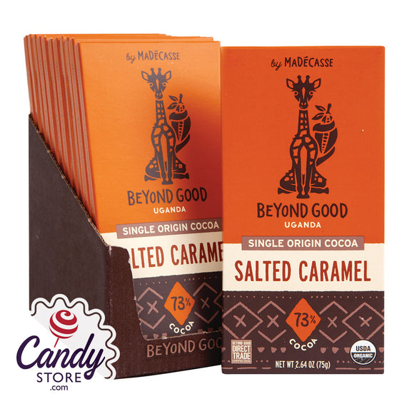 Madecasse Beyond Good Salted Caramel Chocolate Bars - 12ct