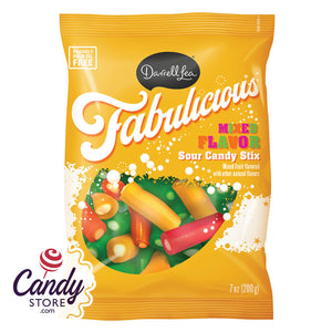 Mixed Flavor Darrell Lea Sour Candy Stix - 8ct Bags