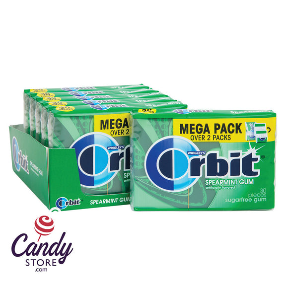 Orbit Gum Spearmint - 6ct Mega Packs