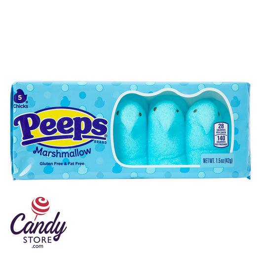 Peeps Blue Chicks 5-Piece Trays - 24ct