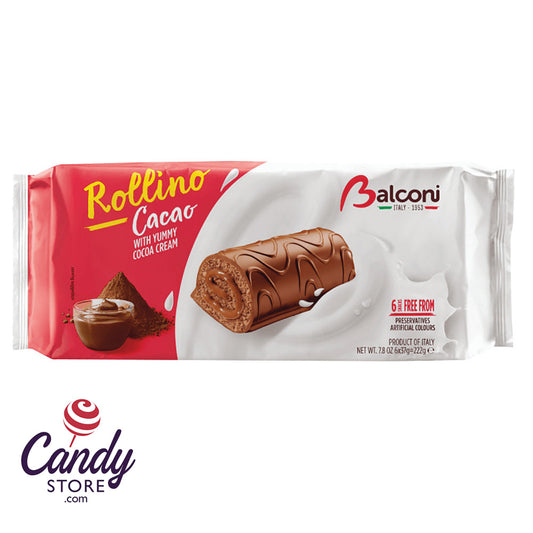 Rollino Cocoa Snack Cakes Balconi - 20ct