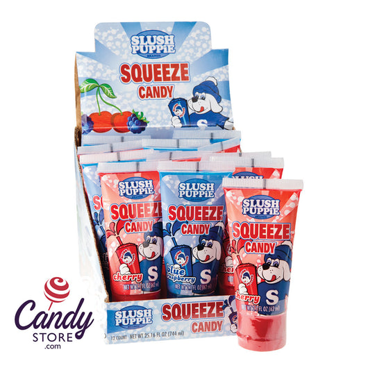 Slush Puppie Squeeze Candy Tubes - 12ct