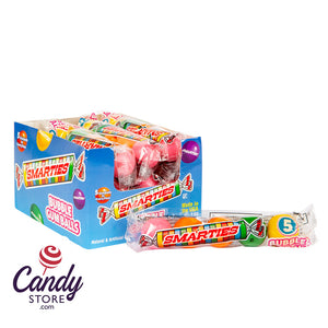 Smarties Gumballs Tube 5-Piece - 12ct