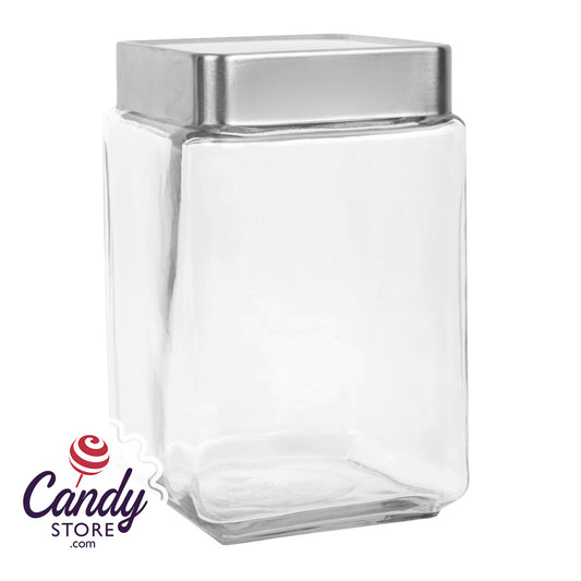 Stackable Display Jars w Metal Lids - 6ct