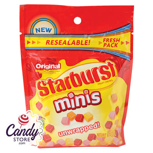 Starburst Minis Unwrapped Candies - 8ct Pouches