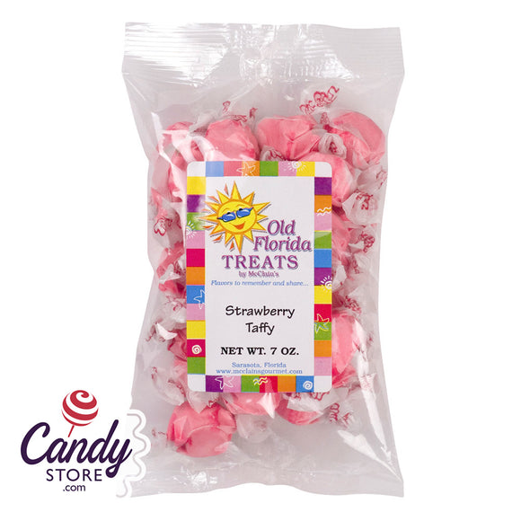 Strawberry Old Florida Treats Taffy - 12ct Bags