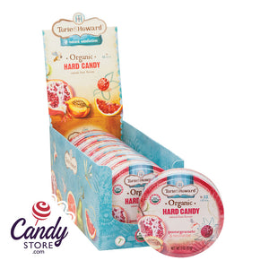 Torie & Howard Pomegranate & Nectarine Hard Candy Tins - 8ct