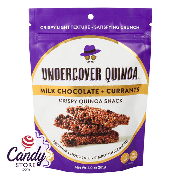 Undercover Quinoa + Currants Milk Chocolate Snacks - 12ct