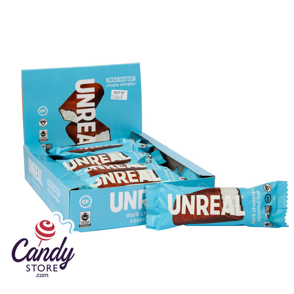 Unreal Dark Chocolate Coconut Bars - 12ct