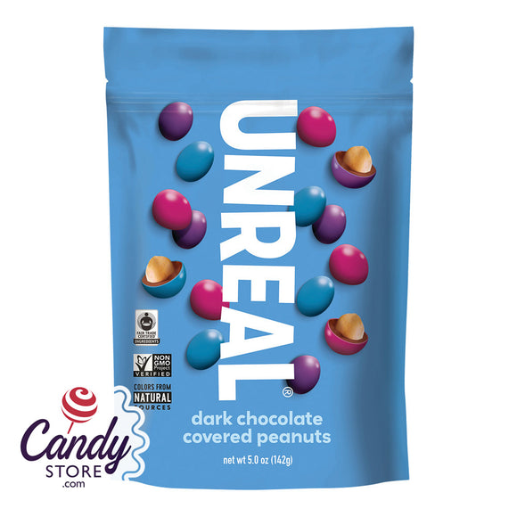 Unreal Dark Chocolate Peanut Gems - 6ct