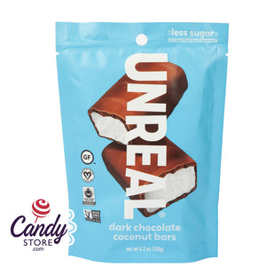 Unreal Pouch Dark Chocolate Coconut Bars - 6ct