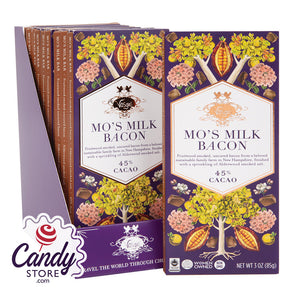 Mo's Bacon Milk Chocolate Vosges Bars- 12ct