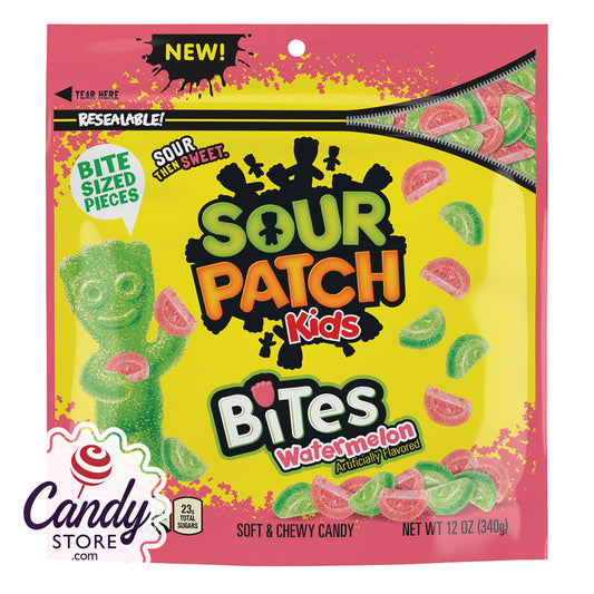 Watermelon Sour Patch Bites - 12ct Pouches