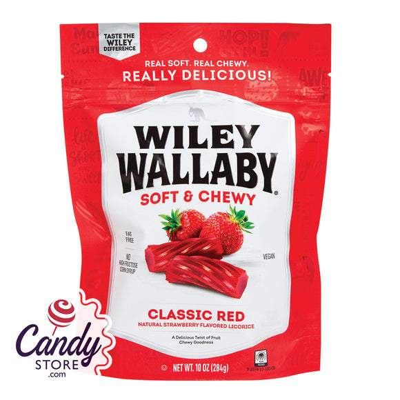 Red Liquorice Wiley Wallaby - 10ct